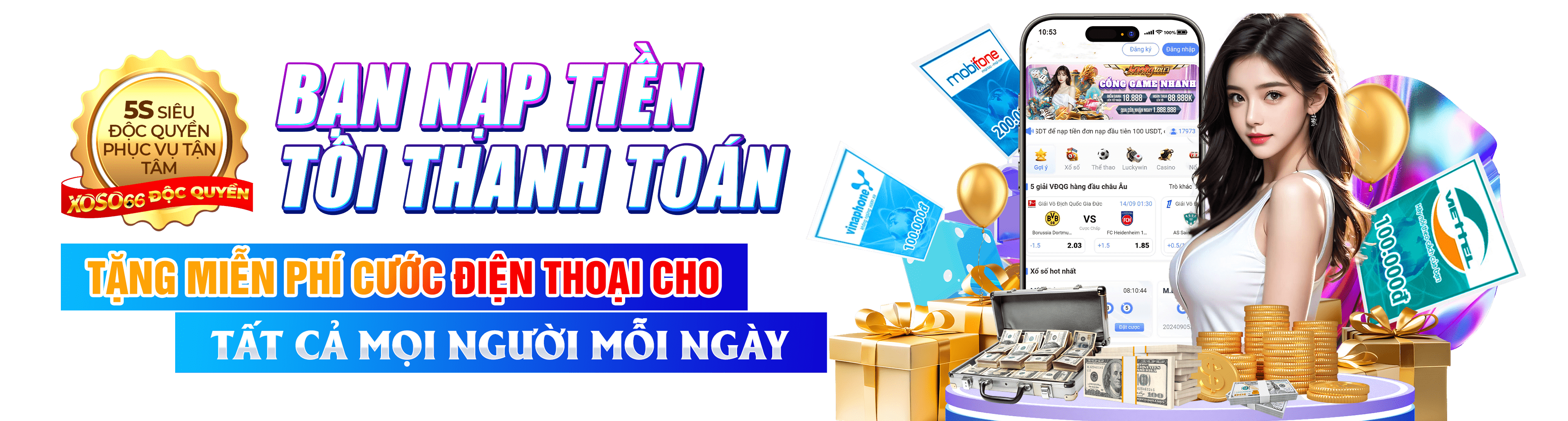 Hình ảnh quảng cáo của 6686bet hiển thị nền tảng và các lợi ích